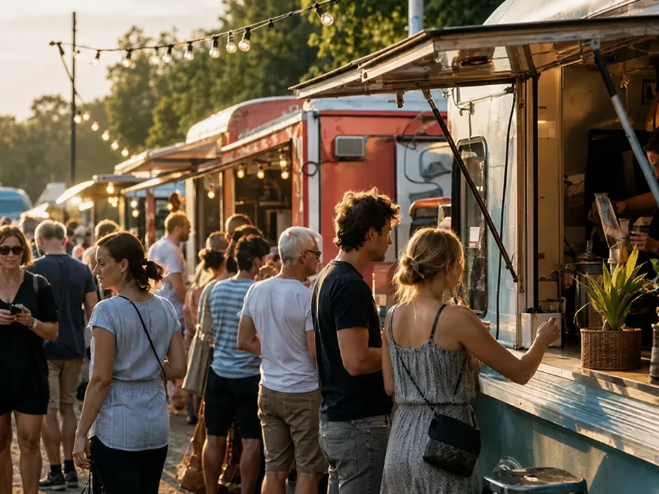 Foodtruck op een evenement